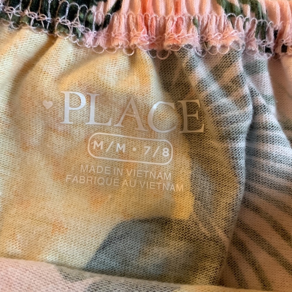 Children’s Place Pink Pineapple Romper Set M 7/8 EUC - Picture 6 of 11